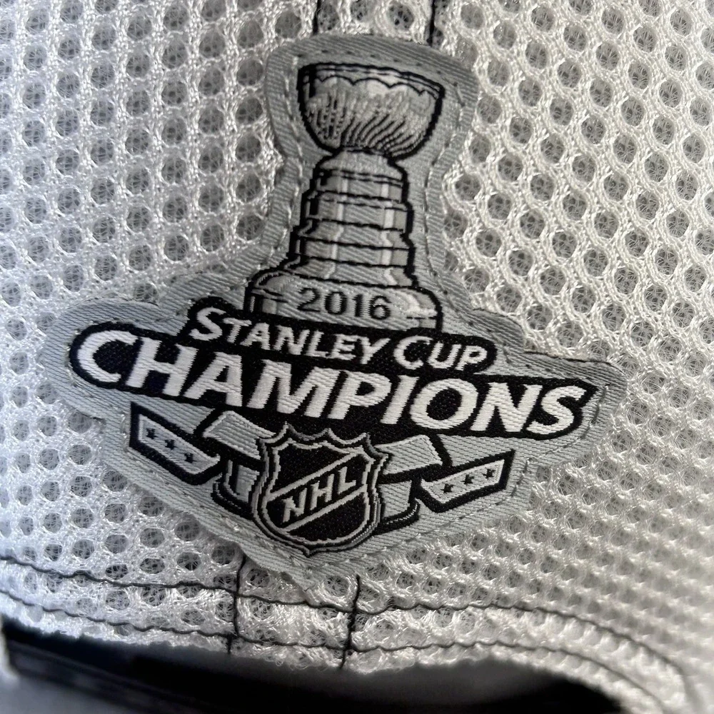 Pittsburgh Penguins 2016 Stanley Cup Champions 47 Brand Mesh Snapback Hat Cap